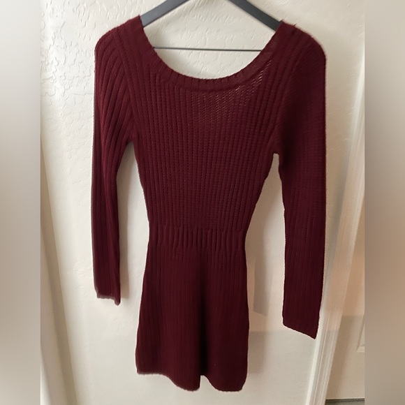 Maroon Sweater Dress - Women’s Small - Picture 1 of 4